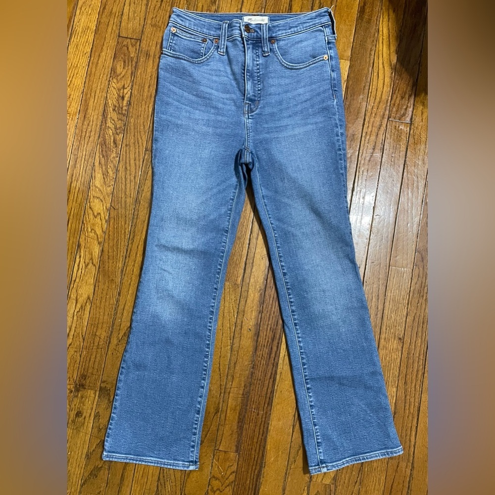Madewell Cali Boot Medium Wash Denim | Size 26 - Picture 2 of 9